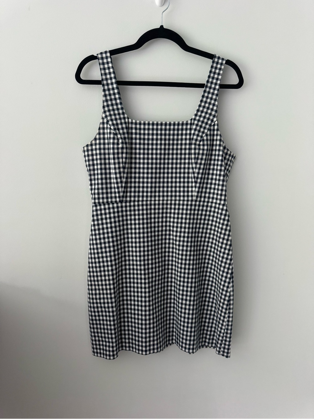 Favorite Daughter The Breakup Mini Dress Navy Gingham